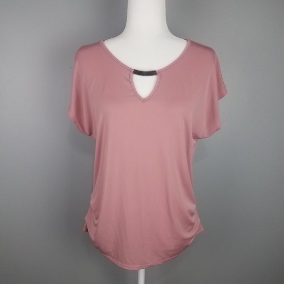 Love J Rose Colored Blouse Sz M - Picture 1 of 6